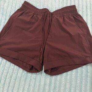 Lululemon Athletica Black Athletic Shorts Lightweight Elastic Waist